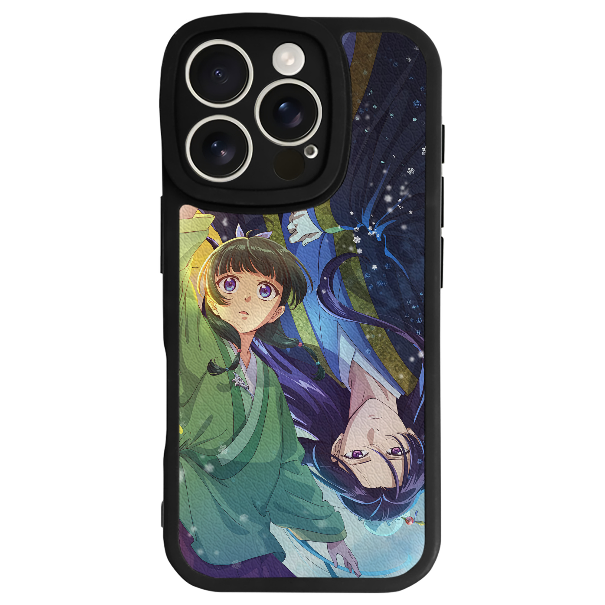 （画像用） 薬屋のひとりごと The Apothecary Diaries 【iPhone 16シリーズ対応】シリコンスマホケース（レザー調） 材質：シリコン